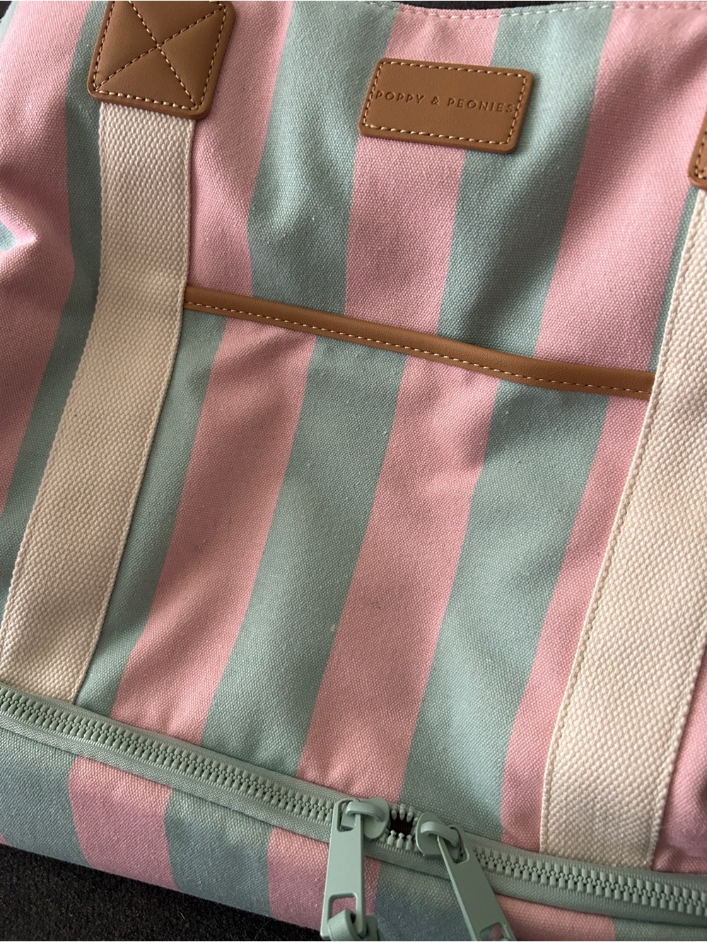 🍉Poppy & Peonies Sunshine Collection Watermelon Stripe Voyager - Picture 13 of 14